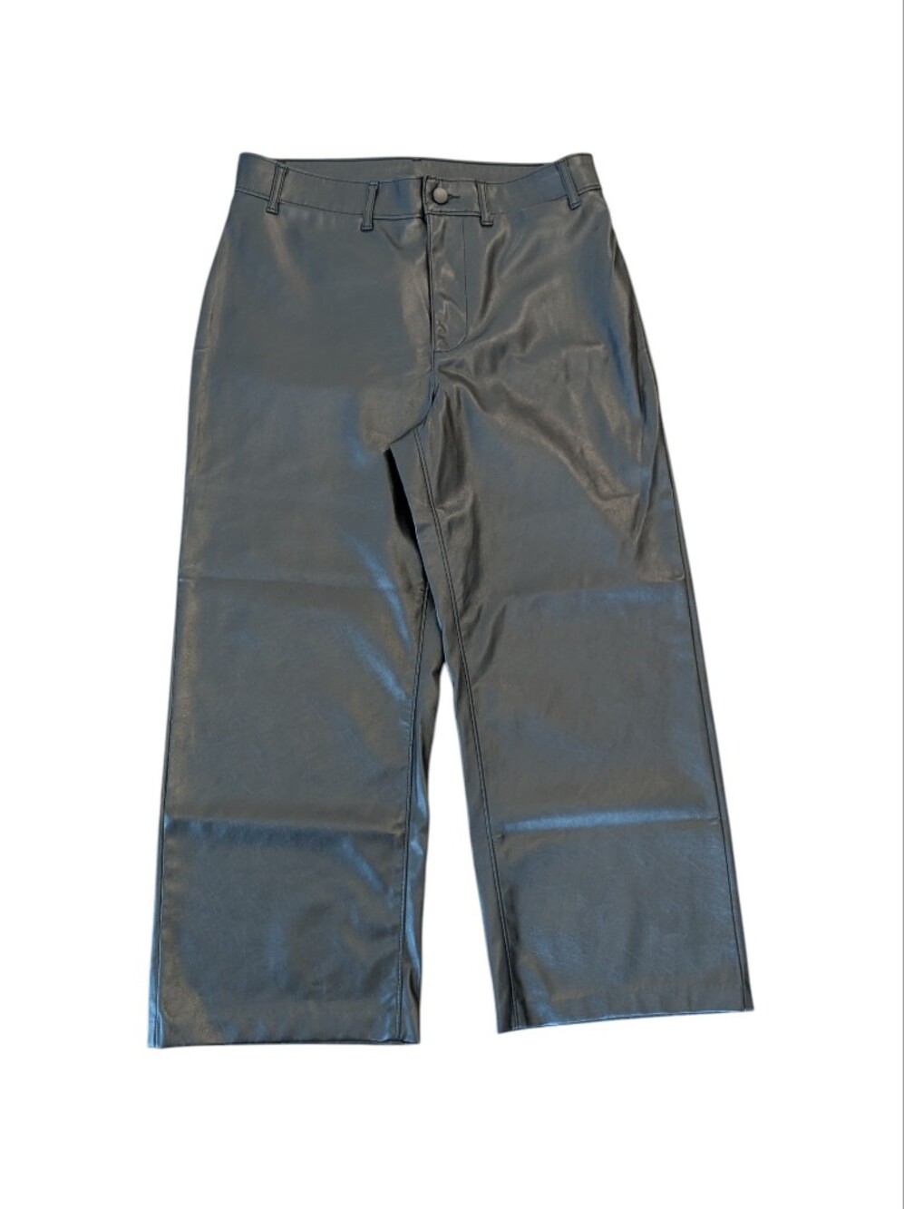 Black Faux Leather Women’s Pants